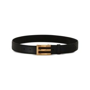 Etro Refined Black Leather Belt - NWT